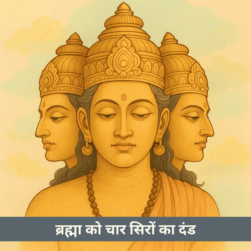 ब्रह्मा को आशीर्वाद के बजाय चार सिरों का दंड क्यों मिला