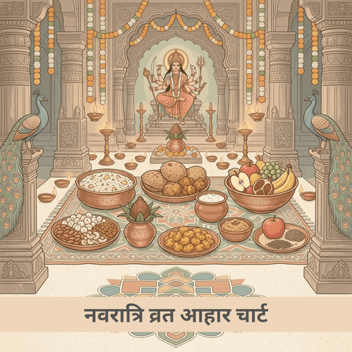 नवरात्रि व्रत आहार चार्ट