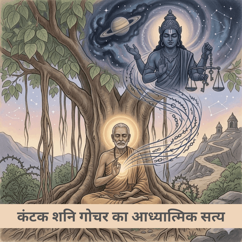 कंटक शनि गोचर का आध्यात्मिक सत्य