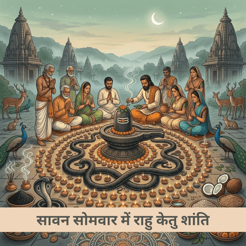 सावन सोमवार में राहु केतु शांति