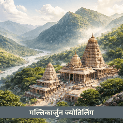 मल्लिकार्जुन ज्योतिर्लिंग: पर्वत पर शिव और शक्ति का पवित्र मिलन