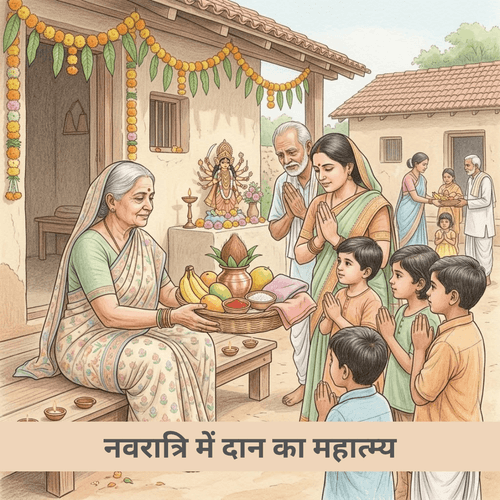 नवरात्रि में दान का महात्म्य