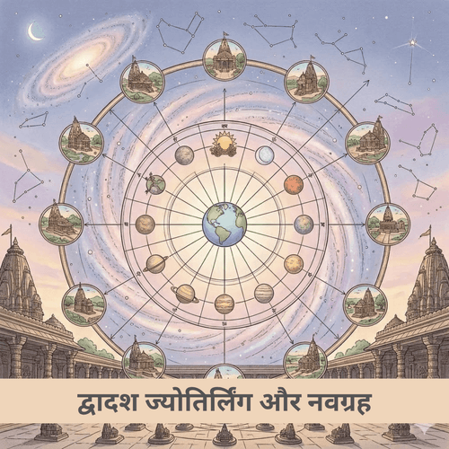 द्वादश ज्योतिर्लिंग और नवग्रह का खगोलीय विन्यास