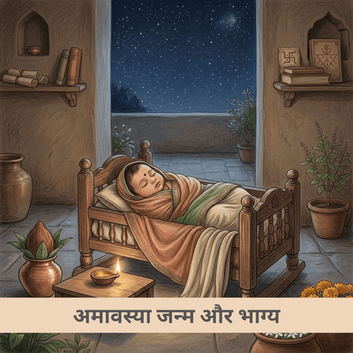 अमावस्या जन्म और भाग्य