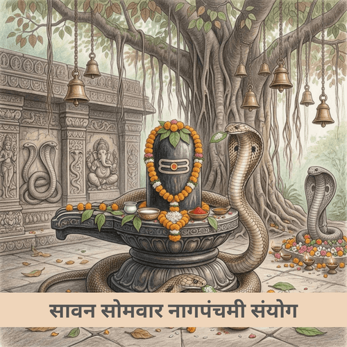 सावन सोमवार नागपंचमी संयोग