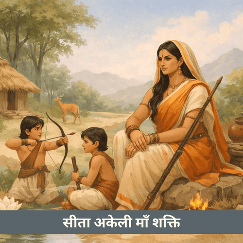 अकेली मां के रूप में सीता: वनवास की मौन संघर्ष से जन्मी असाधारण शक्ति