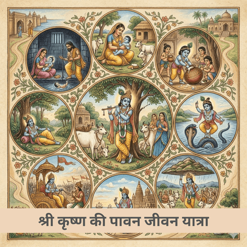 भगवान श्री कृष्ण की जीवन यात्रा: नौ ऐतिहासिक स्थान