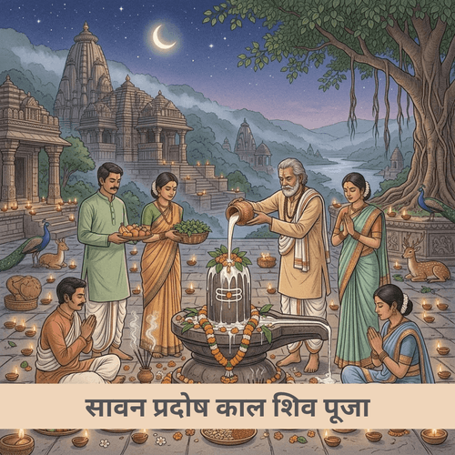 सावन प्रदोष काल शिव पूजा