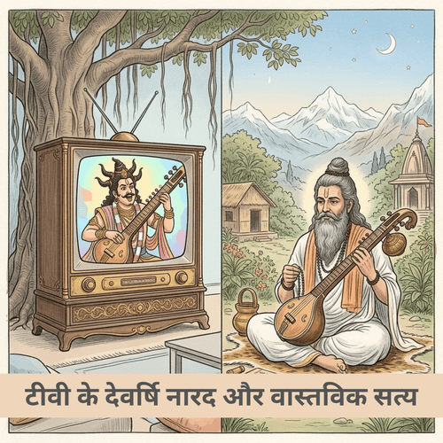 टीवी के देवर्षि नारद और वास्तविक सत्य