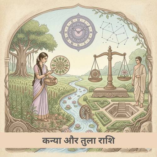 कन्या और तुला राशि का कार्मिक विन्यास