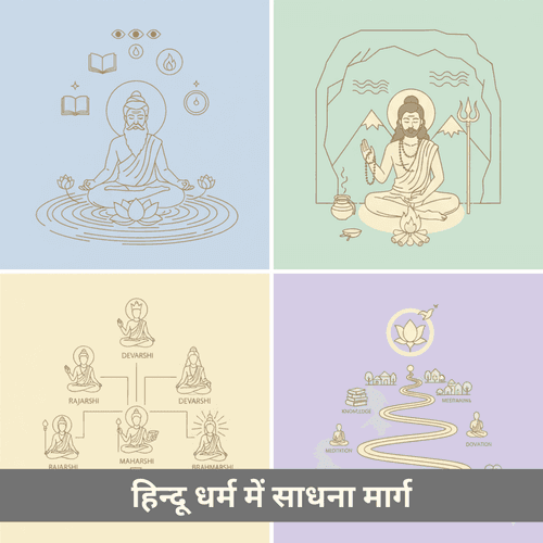 हिन्दू धर्म के प्रमुख आध्यात्मिक मार्ग : ऋषि, साधु, संत, मुनि, संन्यासी एवं भक्ति योगी