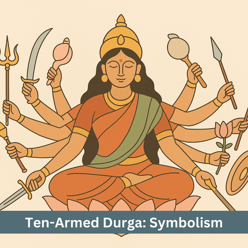 рджрд╕ рднреБрдЬрд╛рдУрдВ рд╡рд╛рд▓реА рджреБрд░реНрдЧрд╛: рджрд┐рд╡реНрдп рдкреНрд░рддреАрдХ, рдЖрдзреНрдпрд╛рддреНрдорд┐рдХ рдЧреВрдврд╝рддрд╛ рдФрд░ рдмреНрд░рд╣реНрдорд╛рдВрдбреАрдп рд░рд╣рд╕реНрдп