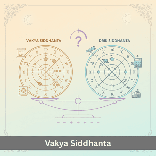 Vakya Siddhanta, Drik Siddhanta and Panchang Error Margins
