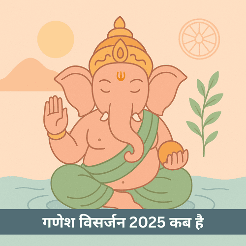 गणेश विसर्जन 2025 की तिथि, महत्व और महाभारत से जुड़ी कथा