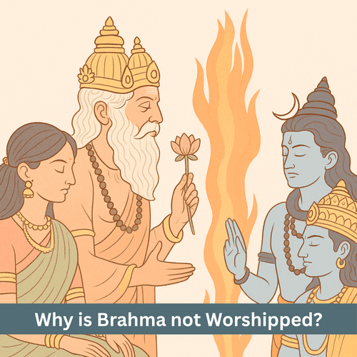 Why is Lord Brahma Not Worshiped and What Stories Explain This Belief?