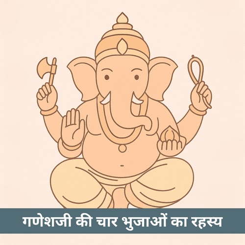 गणेश जी की चार भुजाओं का रहस्य क्या है?